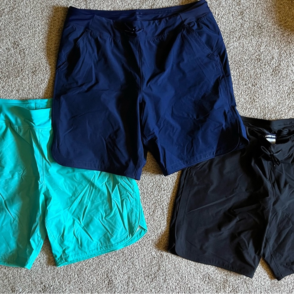 Lands end swim shorts 9”